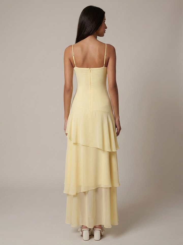 Maria Maxi Ruffle Dress