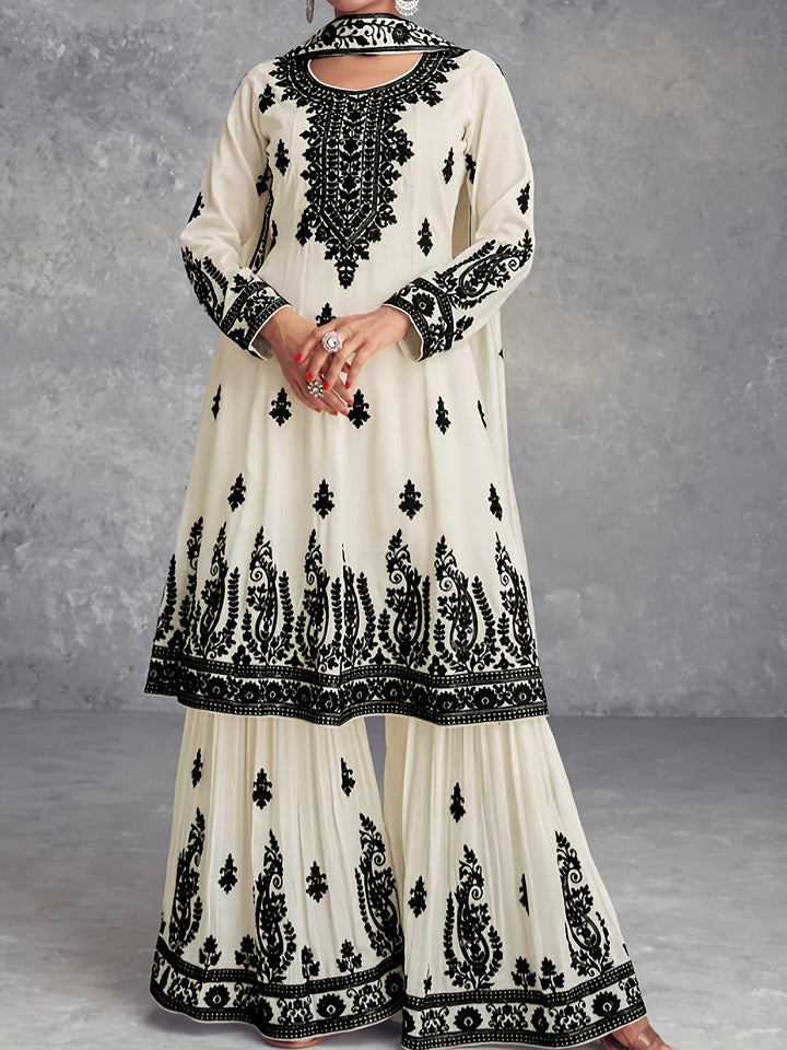 Zareen™ - Elegant Printed 2-Piece Set